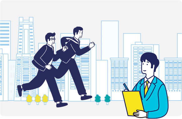 安⼼して本業に専念することができます